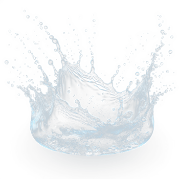 AI generated Splash of Water with Splashes and Droplets png