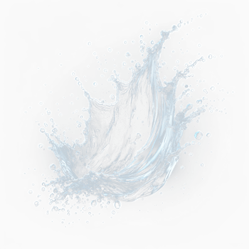 AI generated Splash of Water with Splashes and Droplets png