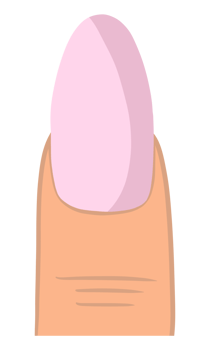 Pink Almond Nail png