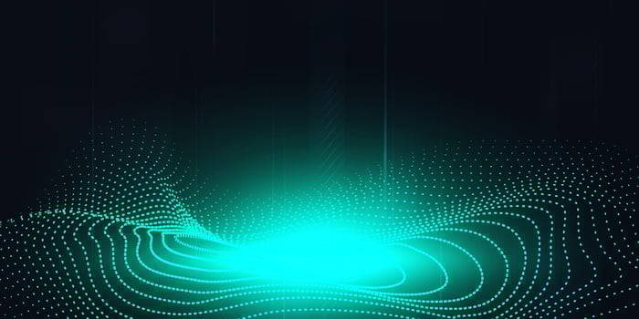Digital technology futuristic internet network connection dark black background, green abstract cyber information communication, Ai big data science, innovation future tech line illustration vector 3d