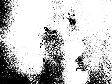 Rustic grunge texture with grain and stains. Abstract noise background. PNG graphic illustration with transparent background.