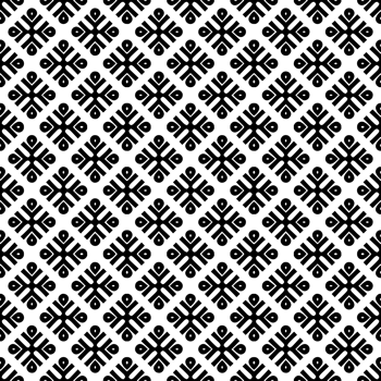 Black seamless abstract pattern. Overlay for background and backdrop. Ornamental design. PNG graphic illustration with transparent background.