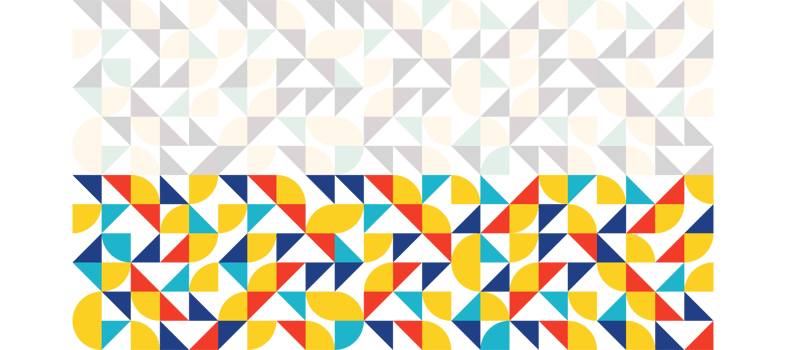 triangle colorful hipster geometric banner design transparent background png