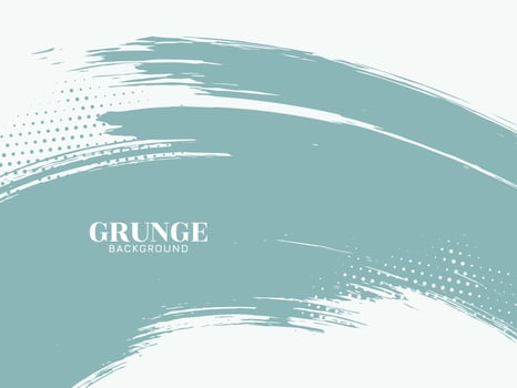 Soft sea green grunge texture decorative background design vector