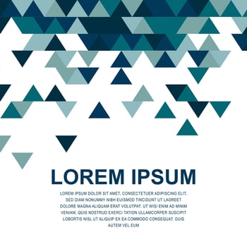 Abstract geometric triangle pattern blank background vector