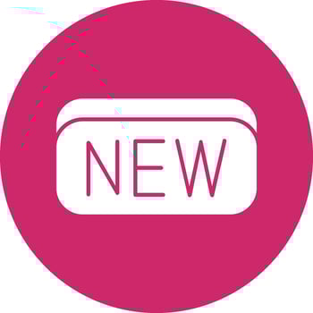 New Card Glyph Circle Icon vector