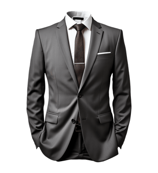 AI generated Man's suit jacket object png file