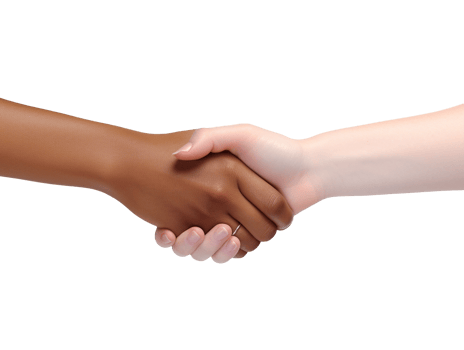 AI generated Hands shake photo png