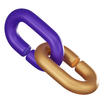 Blockchain Symphony, Abstract Linking Information in a Digital Chain. 3D Render png