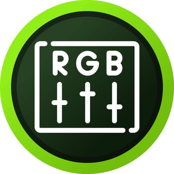 Rgb Creative Icon Design vector