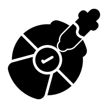 Color Wheel Vector Icon