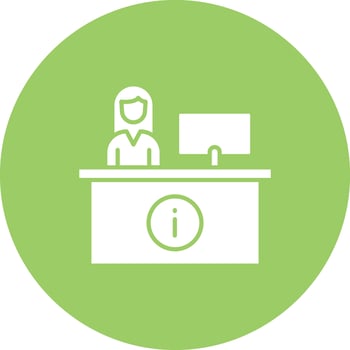 Reception icon vector image. Suitable for mobile apps, web apps and print media.