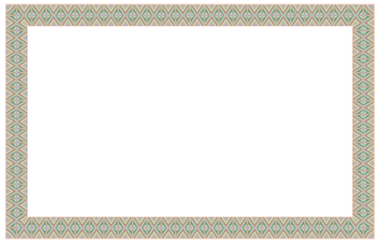 Decorative pattern frame with floral ornaments for cards and invitations png