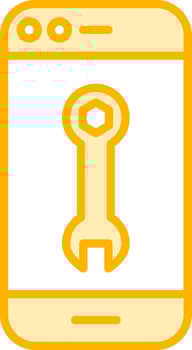 Smartphone Repair Vecto Icon vector