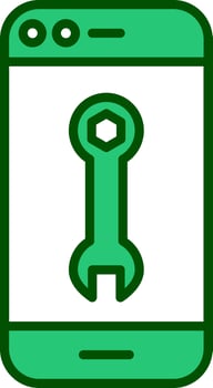 Smartphone Repair Vecto Icon vector