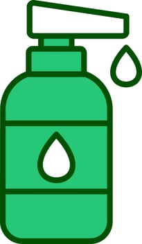 Baby lotion Vecto Icon vector