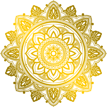 luxury mandala background with golden arabesque pattern. png