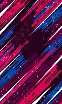 Abstract background of racing style geometric shapes vector