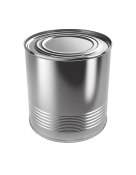 AI generated Shiny Silver Can with a Removable Lid on Transparent Background Created With Generative AI png