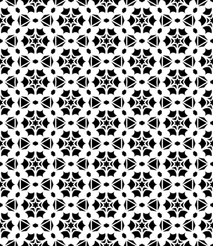 Black seamless abstract pattern. Overlay for background and backdrop. Ornamental design. PNG graphic illustration with transparent background.