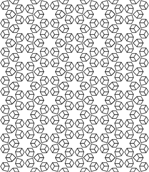 Black seamless abstract pattern. Overlay for background and backdrop. Ornamental design. PNG graphic illustration with transparent background.