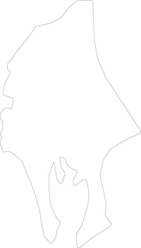 Rizal Philippines outline map vector