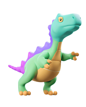 3D Illustration dinosaur png