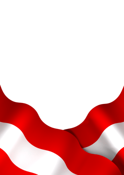 Austria flag element design national independence day banner ribbon png