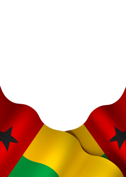 Guinea Bissau flag element design national independence day banner ribbon png