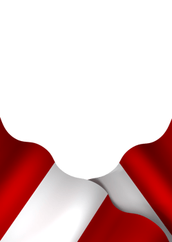 Peru flag element design national independence day banner ribbon png
