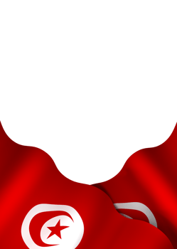 Tunisia flag element design national independence day banner ribbon png