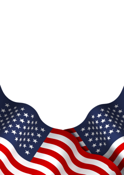 United States flag element design national independence day banner ribbon png