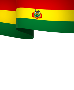Bolivia flag element design national independence day banner ribbon png