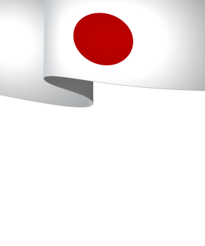 Japan flag element design national independence day banner ribbon png