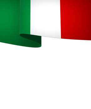 Italy flag element design national independence day banner ribbon png