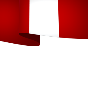 Peru flag element design national independence day banner ribbon png