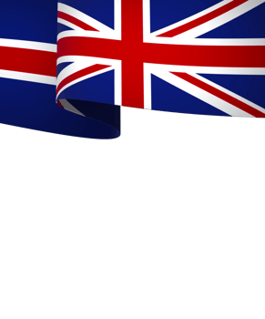 United Kingdom flag element design national independence day banner ribbon png