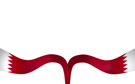 Bahrain flag element design national independence day banner ribbon png