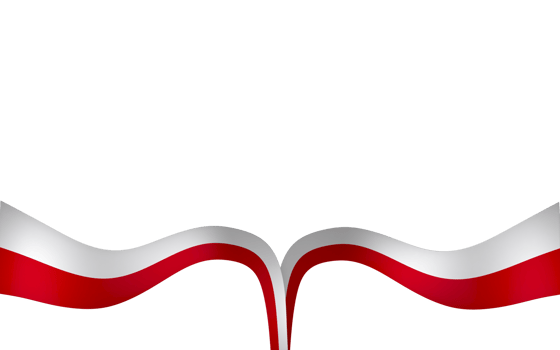 Poland flag element design national independence day banner ribbon png