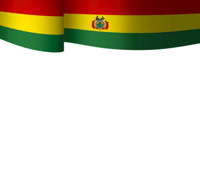 Bolivia flag element design national independence day banner ribbon png
