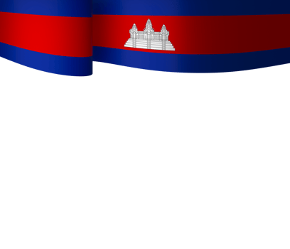 Cambodia flag element design national independence day banner ribbon png