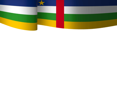 Central African Republic flag element design national independence day banner ribbon png