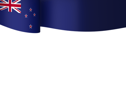 New Zealand flag element design national independence day banner ribbon png