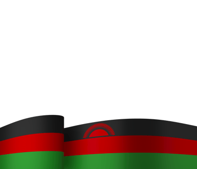 Malawi flag element design national independence day banner ribbon png