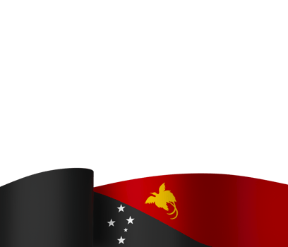 Papua New Guinea flag element design national independence day banner ribbon png
