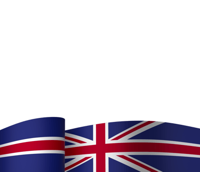 United Kingdom flag element design national independence day banner ribbon png
