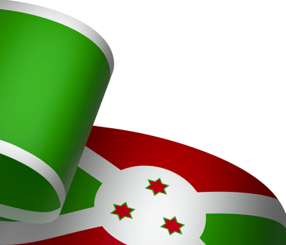 Burundi flag element design national independence day banner ribbon png