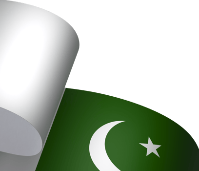 Pakistan flag element design national independence day banner ribbon png