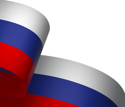Russia flag element design national independence day banner ribbon png