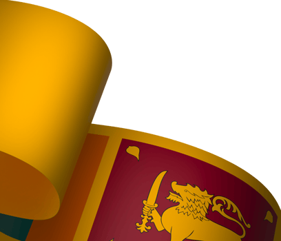 Sri Lanka flag element design national independence day banner ribbon png